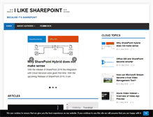 Tablet Screenshot of ilikesharepoint.de